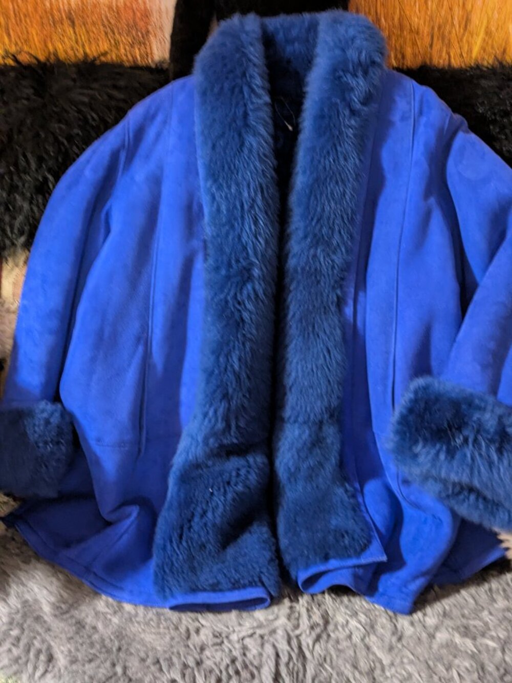 Natural shearling lamb winter jacket  S size - Picture 13 of 14